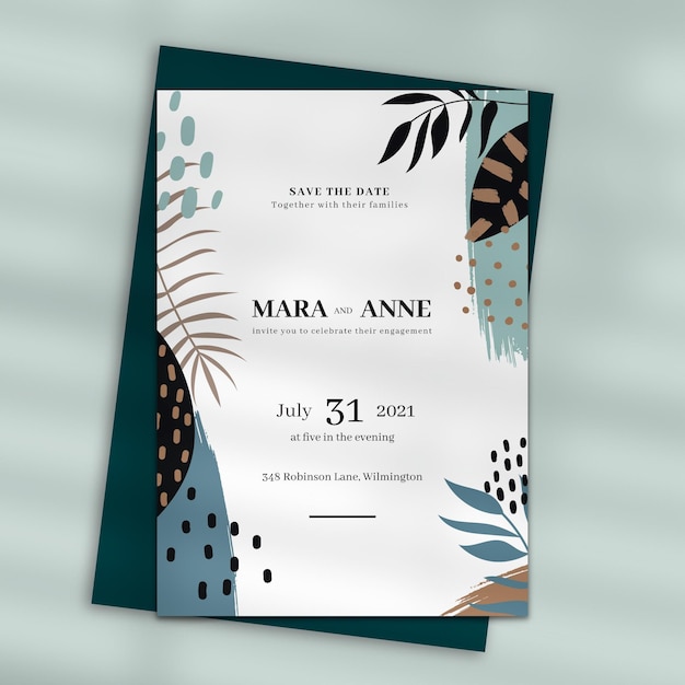 Wedding invitation design