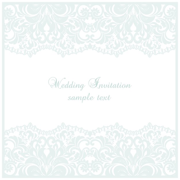 Wedding invitation template