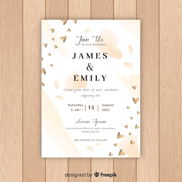 Wedding invitation