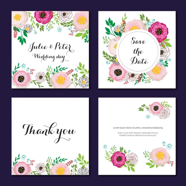 Wedding invitations collection