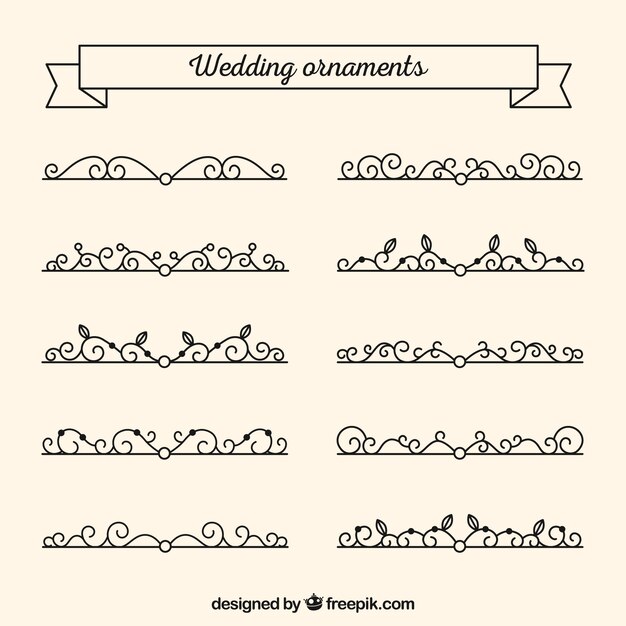 Wedding ornament collection