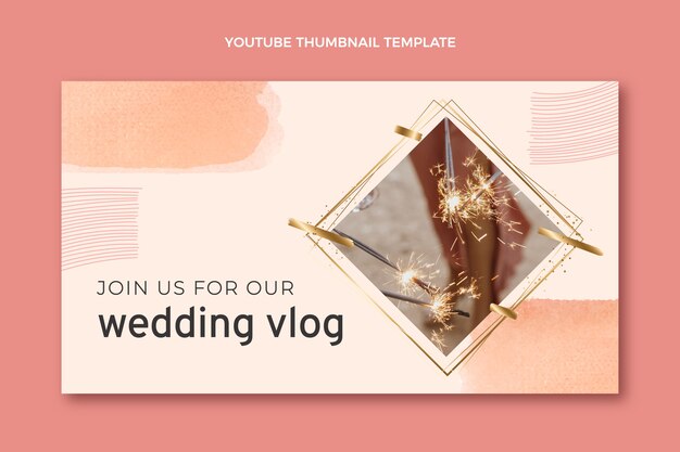 Wedding planner youtube thumbnail template