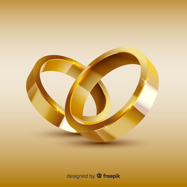 Free Vector wedding rings