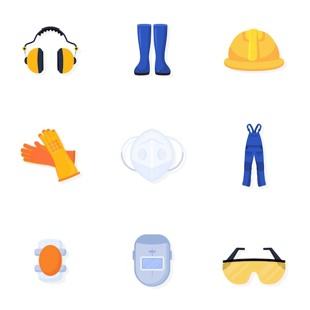 Welder uniform illustrations collection