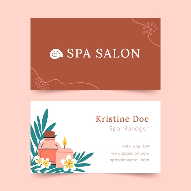 Wellness and spa design template