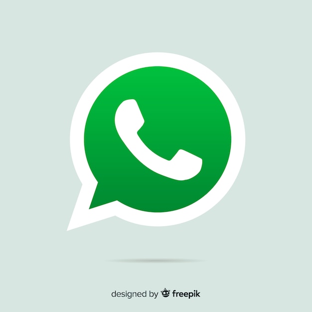 Free Vector whatsapp icon design