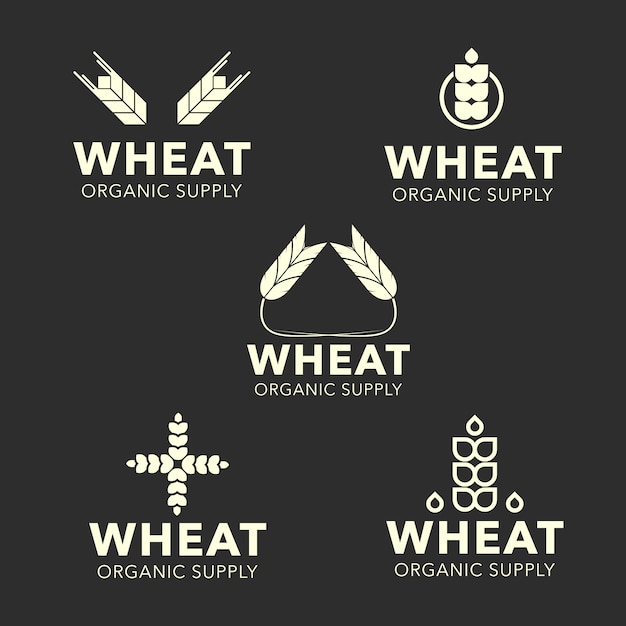 Wheat logo collection