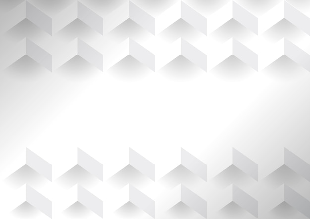 Free Vector white 3d geometric modern background