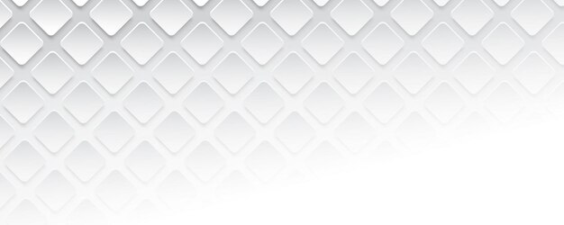 white 3d geometric square pattern background