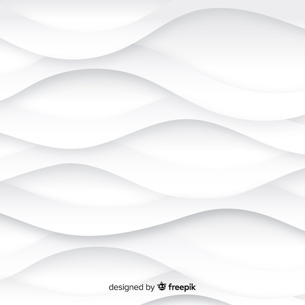 White 3d paper style background