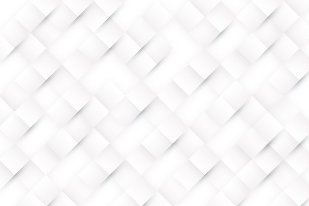 Free vector white abstract background in 3d paper style