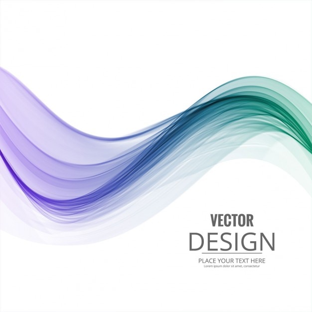 Free Vector white abstract background with a wavy shape