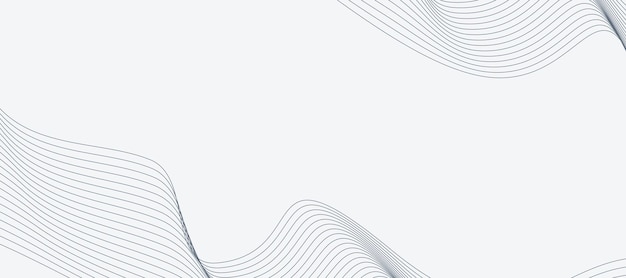 white background abstract with wavy line