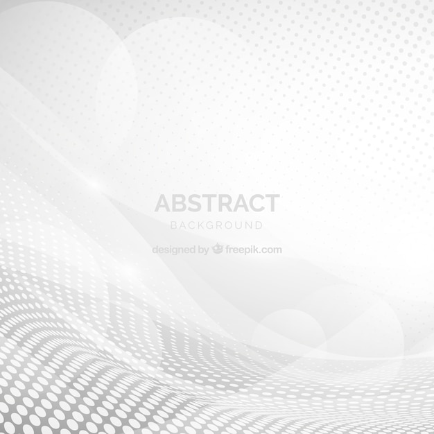 White background with abstract shapes