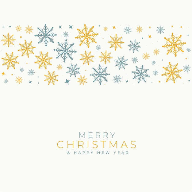 White background with christmas snowflakes pattern design