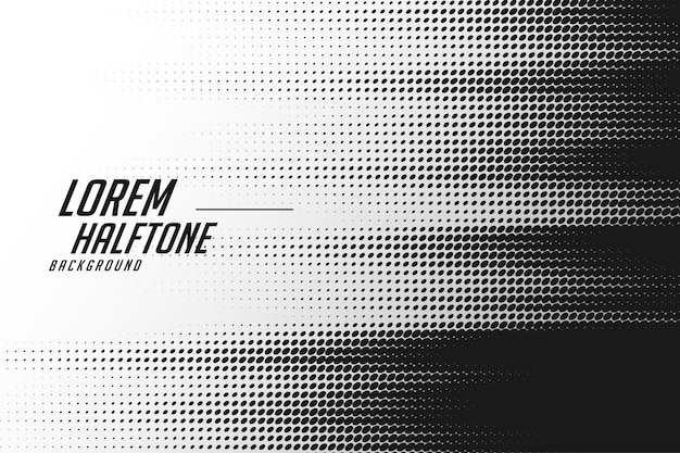 Free Vector white and black abstract halftone texture background in vintage style