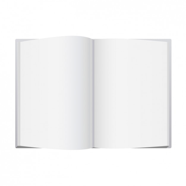 Free Vector white book 