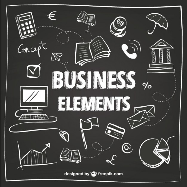 Free Vector white business elements