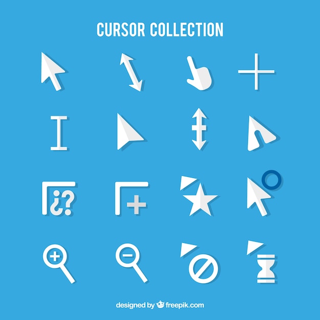 White cursor pack