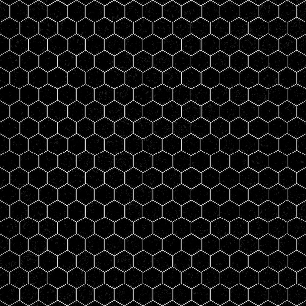 White hexagonal patterned background vector