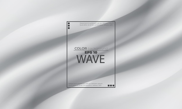 Free vector white liquid background abstract with soft waves fluid cool gradient shapes composition for gift card poster on wall poster template landing page ui ux coverbook baner social media posted