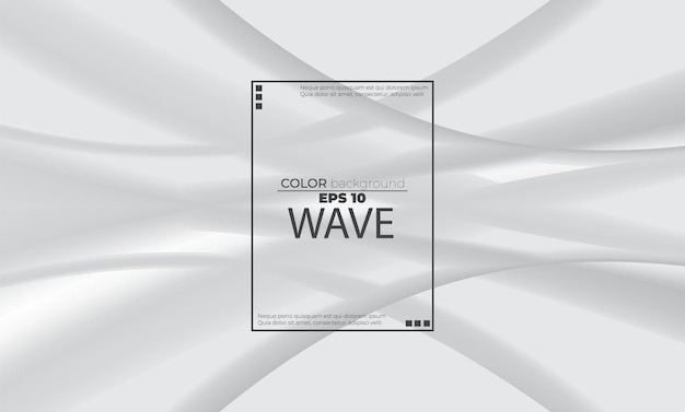 Free vector white liquid background abstract with soft waves fluid cool gradient shapes composition for gift card poster on wall poster template landing page ui ux coverbook baner social media posted