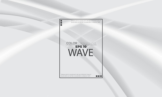 Free vector white liquid background abstract with soft waves fluid cool gradient shapes composition for gift card poster on wall poster template landing page ui ux coverbook baner social media posted