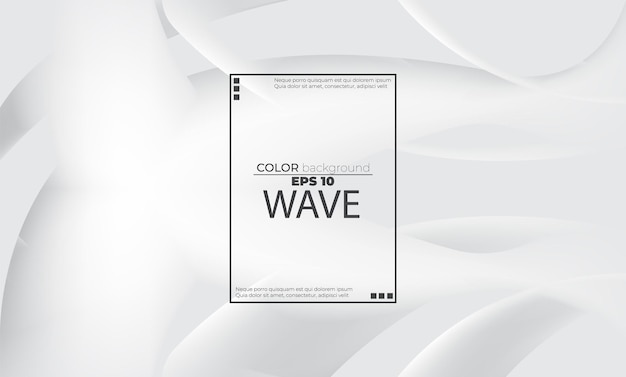 White liquid background abstract with soft waves fluid cool gradient shapes composition for gift card Poster on wall poster template landing page ui ux coverbook baner social media posted