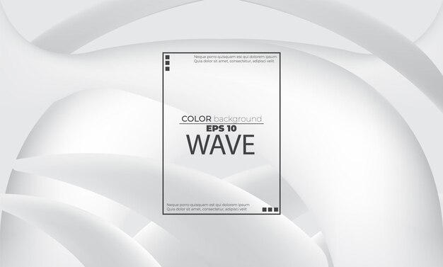 White liquid background abstract with soft waves fluid cool gradient shapes composition for gift card Poster on wall poster template landing page ui ux coverbook baner social media posted