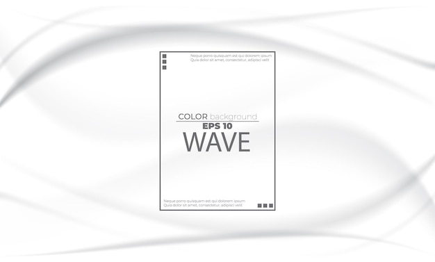 Free Vector white liquid background abstract with soft waves fluid cool gradient shapes composition