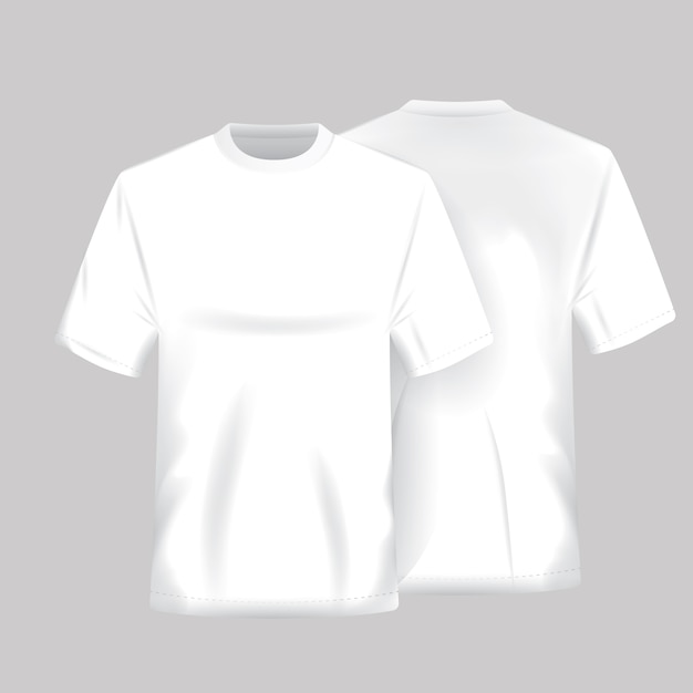 Free Vector white shirt template