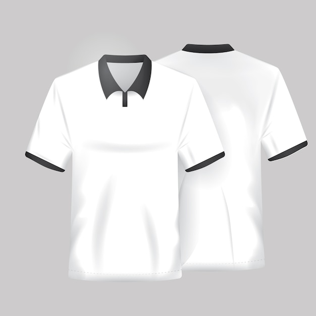 Free Vector white shirt template