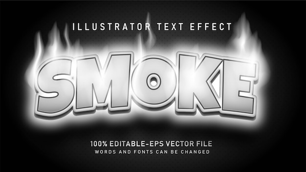 White Smoke  text style effect