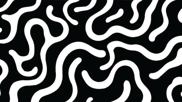 Free vector white squiggle pattern