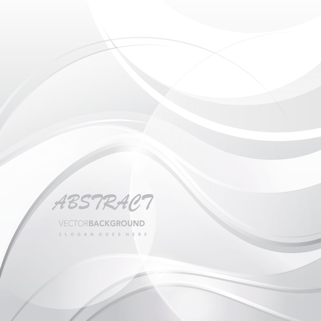 white wavy abstract background