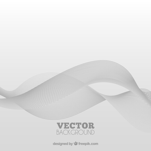 White wavy background