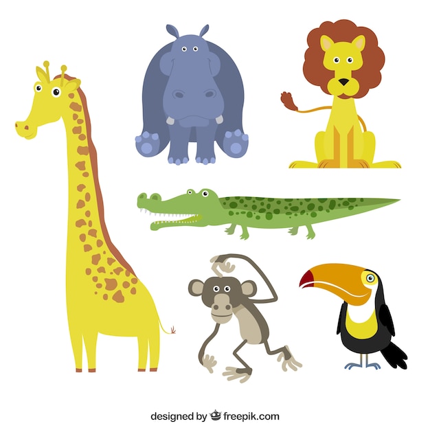 Free vector wild animals