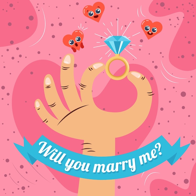 Will you marry me background