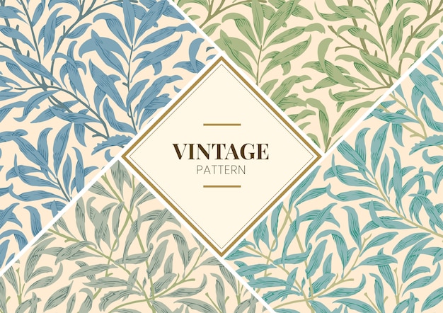 Free Vector willow bough by william morris 