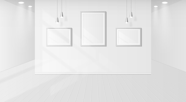 Free Vector window shadow in a white room