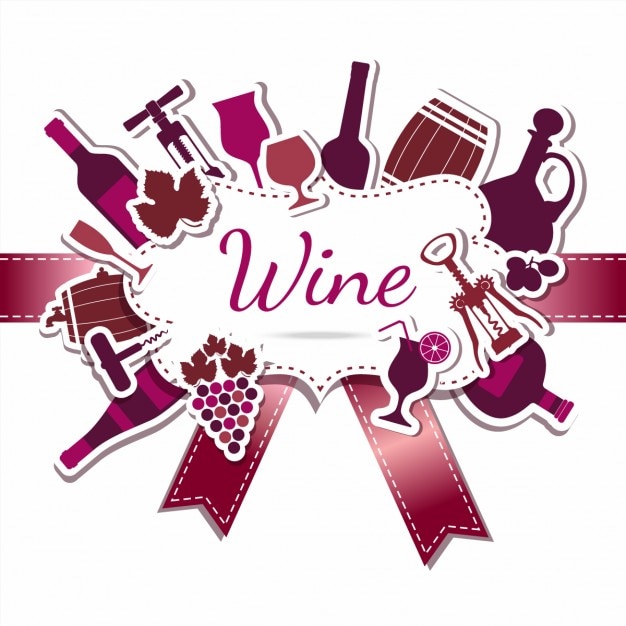 Wine label background