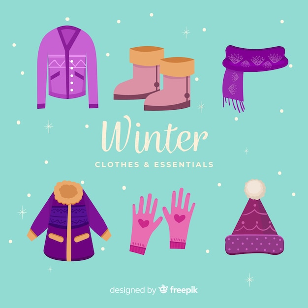 Winter clothes and essentials