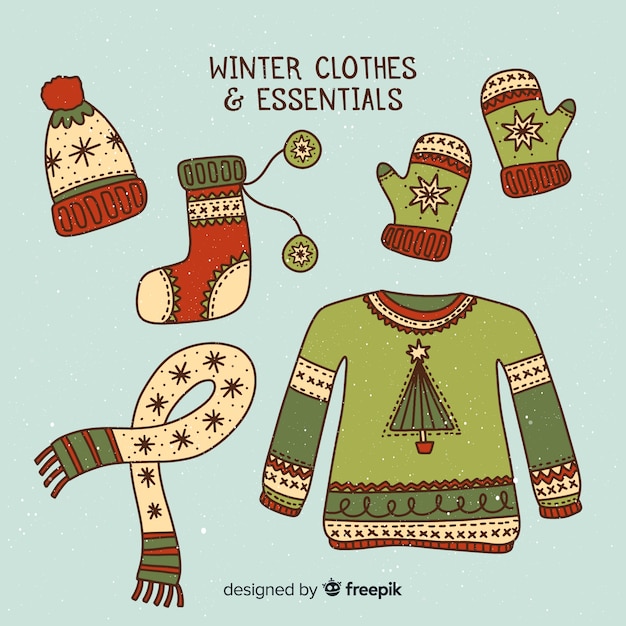 Winter clothes and essentials