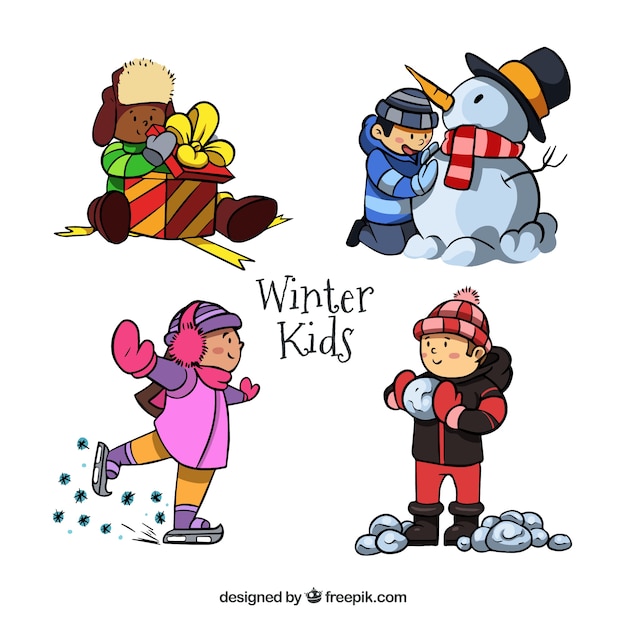 Winter kids