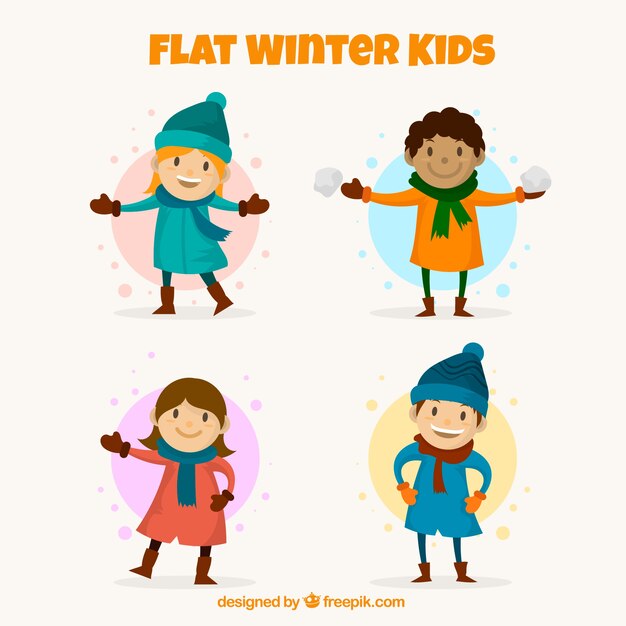 Winter kids