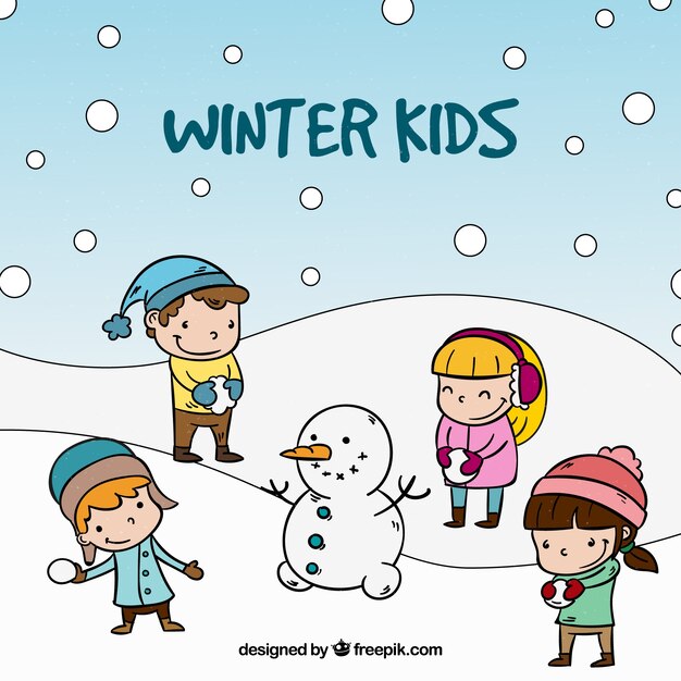 Winter kids