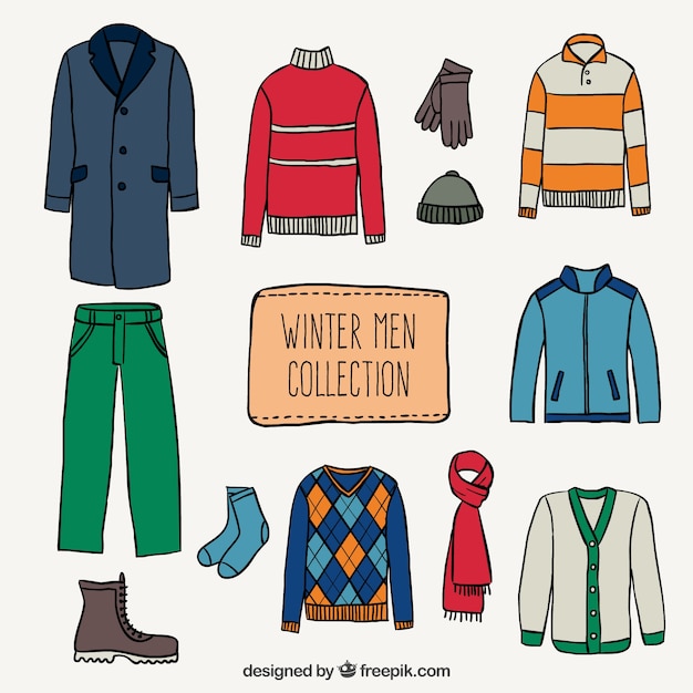 Winter men collection