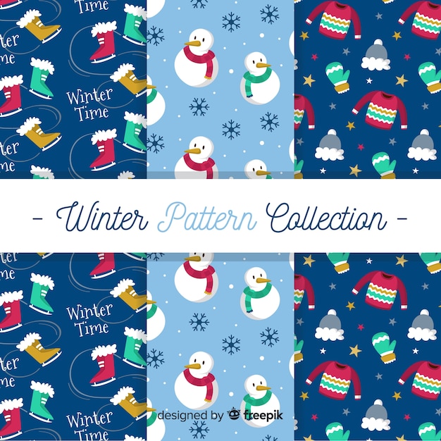 Winter pattern collection