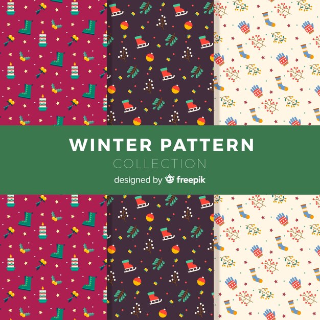 Winter pattern collection