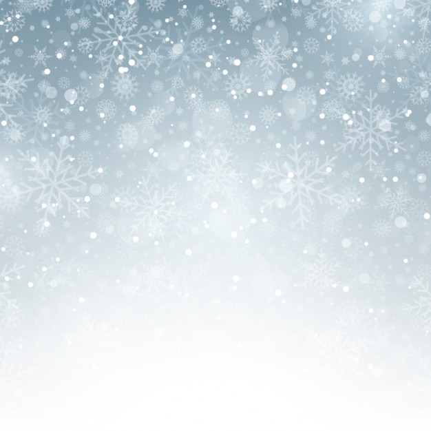 Free vector winter silver background with snowflakes